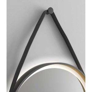 Oglinda Cociani, LED, auriu/negru, 55 x 55 x 2,5 cm - Img 6