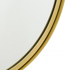 Oglinda Liz cu curea din piele, 60 x 60 cm - Img 5