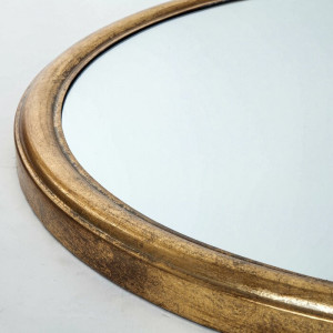 Oglinda Radelange, 101x101x4.5 cm, metal, auriu - Img 3