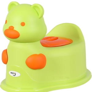 Olita pentru bebelusi Mappy Bear, Verde/Orange, Resigilat, Grad A