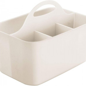 Organizator pentru ustensile de bricolaj mDesign, plastic, gri, 15,2 x 24,4 x 17,1 cm - Img 3