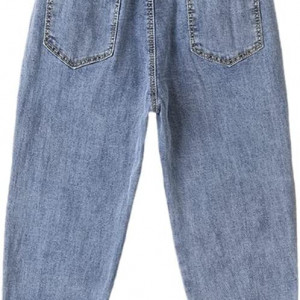 Pantaloni de blugi pentru copii Balipig, bumbac/poliester, albastru, 5-6 ani - Img 6