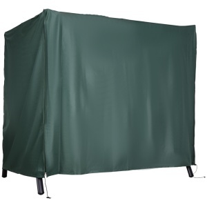 Panza de acoperire pentru leagan Re-Bloom, tesatura Oxford impermeabila, 180x124x164 cm, usa frontala 180x154 cm, verde - Verificat A · Re-Bloom
