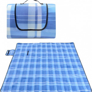 Patura pentru picnic SUPRBIRD, poliester, albastru, 200 x 200 cm