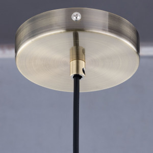 Pendul Huelma fier, auriu, 1 bec, 230 V - Img 3