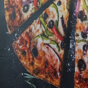 Piatra de pizza rotunda Navaris, 30,5 cm, din cordierite, rezistenta pana la 800°C, Resigilat, Grad A - Img 6