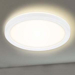 Plafoniera Brixtin, LED, plastic, alb, 2,8 x 19 x 19 cm - Img 6
