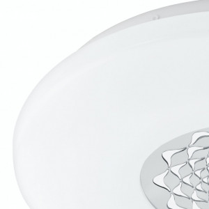 Plafoniera LED Capasso II plastic/otel, alb, 1 bec, diametru 34 cm, 230 V, 2765 K - Img 3