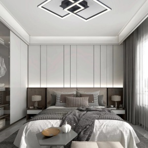 Plafoniera LED Corvin Opal/Negru max. 24 wați - Img 5