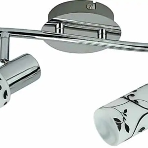 Plafoniera Rabalux Blossom, 4xE14, alb-crom-opal