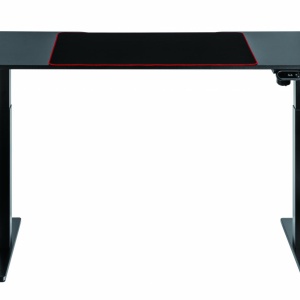 Produs Resigilat Birou gaming electric Serioux Elysium LED RGB 1400x600x730mm, reglare electrica pe inaltime