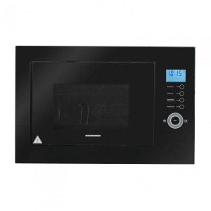 Produs Resigilat Cuptor cu microunde incorporabil Heinner HMW-25BIGBK, Capacitate 25L, Control touch, Display LCD, Putere cuptor 900W, Putere grill 1000W, 5 trepte de putere, 8 programe de gatire automate, Timer, Timp maxim de gatire 60 min, Functie decon - Img 3