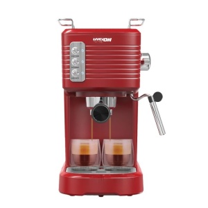 Produs Resigilat: Espressor Manual Vision VEM20R – Performanță de 20 Bar, Boiler Aluminiu și Spumare Lapte, Roșu Retro