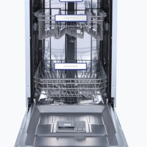 Produs Resigilat Masina de spalat vase incorporabila Heinner HDW-BIM45710AD+++, 10 seturi, clasa energetica D, display LED, deschidere automata a usii la finalizarea programului, 7 programe de spalare, program Auto Smart: 55°C - 65°C
