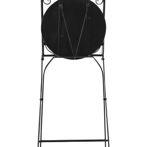 Produs Resigilat Set 2 scaune de gradina Re-Bloom Civita, fier/ceramica, 40x45x90 cm, 150 kg, multicolor - Verificat A - Img 4