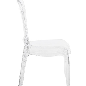 Produs Resigilat Set 2 scaune Re-Bloom Vermont, policarbonat, 52x52x98 cm, 150 kg, transparent - Verificat A - Img 4