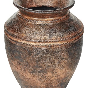 Produs Resigilat Vaza decorativa Re-Bloom Puchong, ceramica, 32x32x40 cm, cupru - Verificat A - Img 1