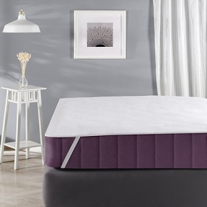 Protectie saltea, 80% poliester/20% bumbac, 140x200 cm, lavabil 40°C, alb - Verificat A · Re-Bloom - Img 2