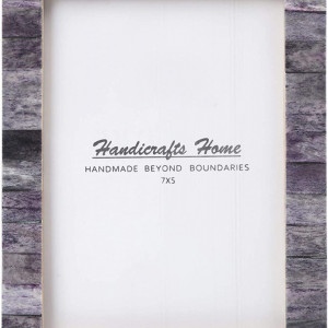 Rama foto Artizanat Home, lemn/metal, gri, 20 x 25 cm