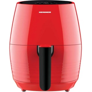 RESIGILAT – FRITEUZA HEINNER AIRFRYER NELLE DIGITAL RD HAF-1250DRD, Gatire fara ulei, 1250W, Capacitate cos 2.5L, Afisaj digital, Termostat reglabil 80-200˚C, Rosu