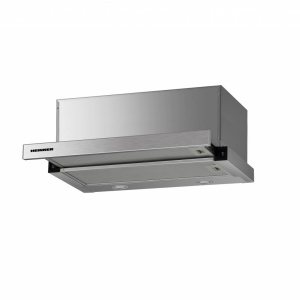 RESIGILAT – HOTA TELESCOPICA HEINNER HTCH-F660IX, Putere de absorbtie 611.79 m3/h, 1 motor, Iluminare LED, 59.5 cm, Inox