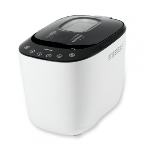 RESIGILAT – Masina de paine Heinner HBM-900WHBK, Putere 550W, Capacitate 750-900g, Touch Control, Timer, Afisaj LCD, Alb/Negru