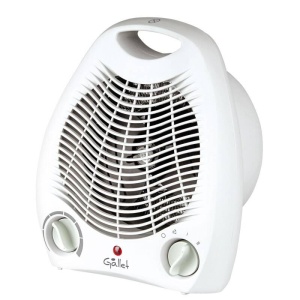 RESIGILAT - Aeroterma Gallet H 500, 2 niveluri de putere 1000 W/2000 W, termostat, alb