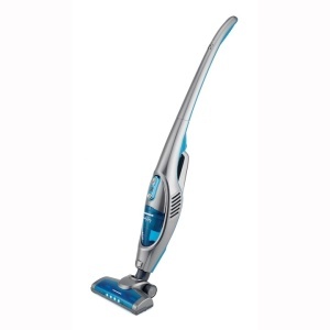 RESIGILAT - Aspirator vertical Heinner CloudySky HSVC-V21.6GR, sistem de filtrare ciclonic, dubla utilizare: aspirator vertical sau de mana, acumulator Li 22.2V, 110W, 2 viteze, putere aspirare max 8kPa, 0.5L, perie cu lumini LED, albastru/gri