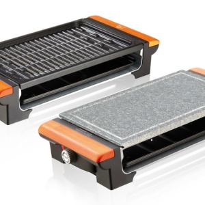 RESIGILAT - Gratar electric 2 in 1 ETA VITAL 1162, 1300 W, piatra pentru preparare lenta, termostat - Img 4