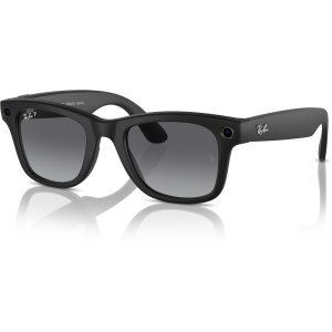 RESIGILAT Ochelari Smart Ray-Ban Meta WAYFARER, Marime M, Negru, 32 GB stocare, Camera Foto 12mp, 5 microfoane, difuzoare, Wifi 6, Meta AI, Standard, Gradient-Grafit-Polarizat, Negru-Mat