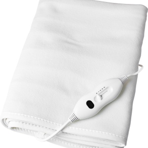 RESIGILAT - Patura cu incalzire electrica ECG ED 8036, 150X80 cm, 60W, 3 niveluri de temperatura, alb