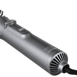 RESIGILAT - Perie rotativa cu aer cald ECG Modifica Hairbrush Moonstone, 1200 W, ionizare, 2 debite de aer, 2 nivele temperatura, gri metalic - Img 3