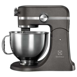 Robot de bucatarie Electrolux Assistent EKM5540, 1200W, corp metalic, 2 boluri inox, 10 viteze, capac PerfectRise pentru dospire, LED, gri