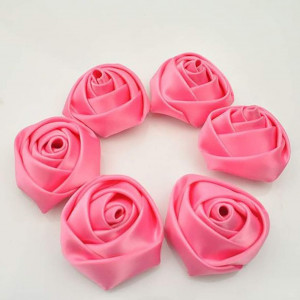 Rola de panglica Filan, poliester, roz, 16 mm x 45,7 m