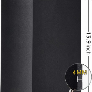 Rola de spuma Eva pentru proiecte DIY MEARCOOH, negru, 150 X 35 cm