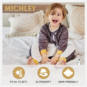 Sac de dormit pentru copii MICHLEY, poliester, multicolor, 2-4 ani