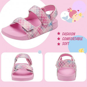 Sandale pentru copii Torotto, material EVA, roz, marimea 26 - Img 6