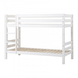 Scara pentru pat din lemn masiv, alb - Img 4