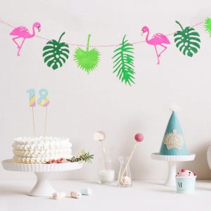 Set 2 fete de masa si un banner Amycute, multicolor, plastic, 130 x 220 cm - Img 2