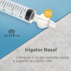 Set 2 seringi pentru lavaj nazal, APPEKIDS, 10ml, 4Luni+ - Img 3