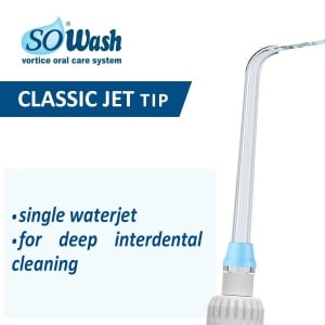 Set 4 capete (rezerve) dus bucal So Wash Classic Jet, pentru dus bucal electric cu rezervor - Img 1