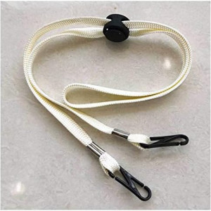 Set de 10 snururi reglabile pentru masti Pandiui23, nailon/plastic, multicolor, 70 cm - Img 3
