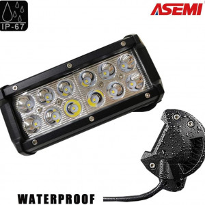Set de 2 bare LED pentru masina ASEMI, otel inoxidabil/sticla, negru, 16,2 x 8 x 6 cm - Img 5