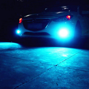 Set de 2 becuri LED HOCOLO, albastru/alb, 1200 lumeni, 50 W, H1_Fog/DRL - Img 4