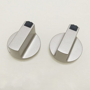 Set de 2 butoane universale pentru aragaz LAIYOHO, metal, argintiu, 4 cm - Img 3