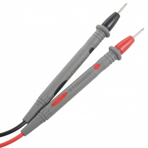 Set de 2 cabluri multimetru pentru sonda Zeafree, plastic/metal, rosu/gri/negru, 1000 V, 10 A - Img 4