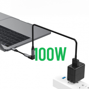 Set de 2 convertoare audio/video USB C la USB C Generic, metal/plastic, negru/argintiu, 19 x 13,5 x 11 mm
