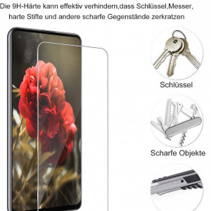 Set de 2 folii de protectie ecran pentru Samsung Galaxy A21 REROXE, sticla securizata, transparent - Img 4