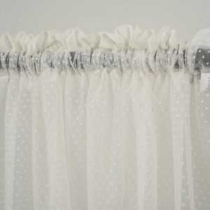 Set de 2 perdele Lilijan Home & Curtain, poliester, alb, 140 x 225 cm