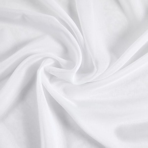 Set de 2 perdele Tosca albe, gata confecționate, 140/245 cm - Img 6